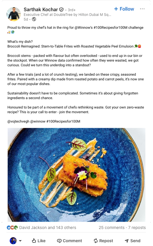 100 Recipes for 100M Linkedin Mockup