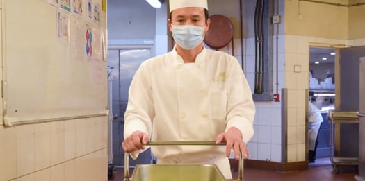 Chef working at a casino