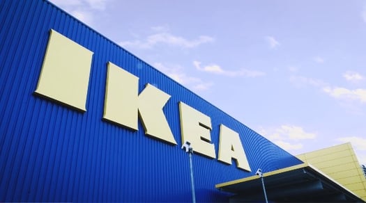 Exterior of an IKEA store