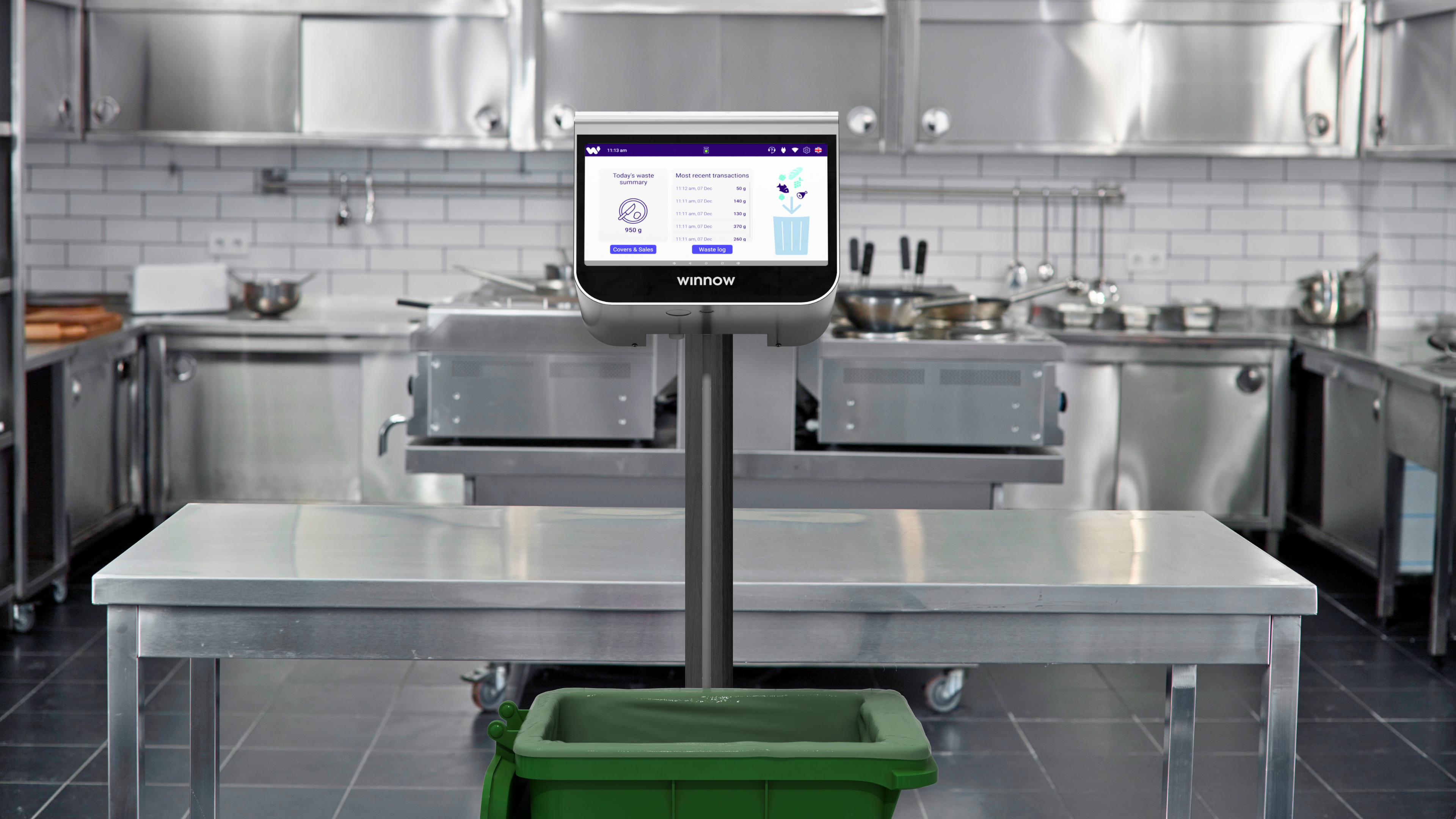 Winnow System on a freestanding pole
