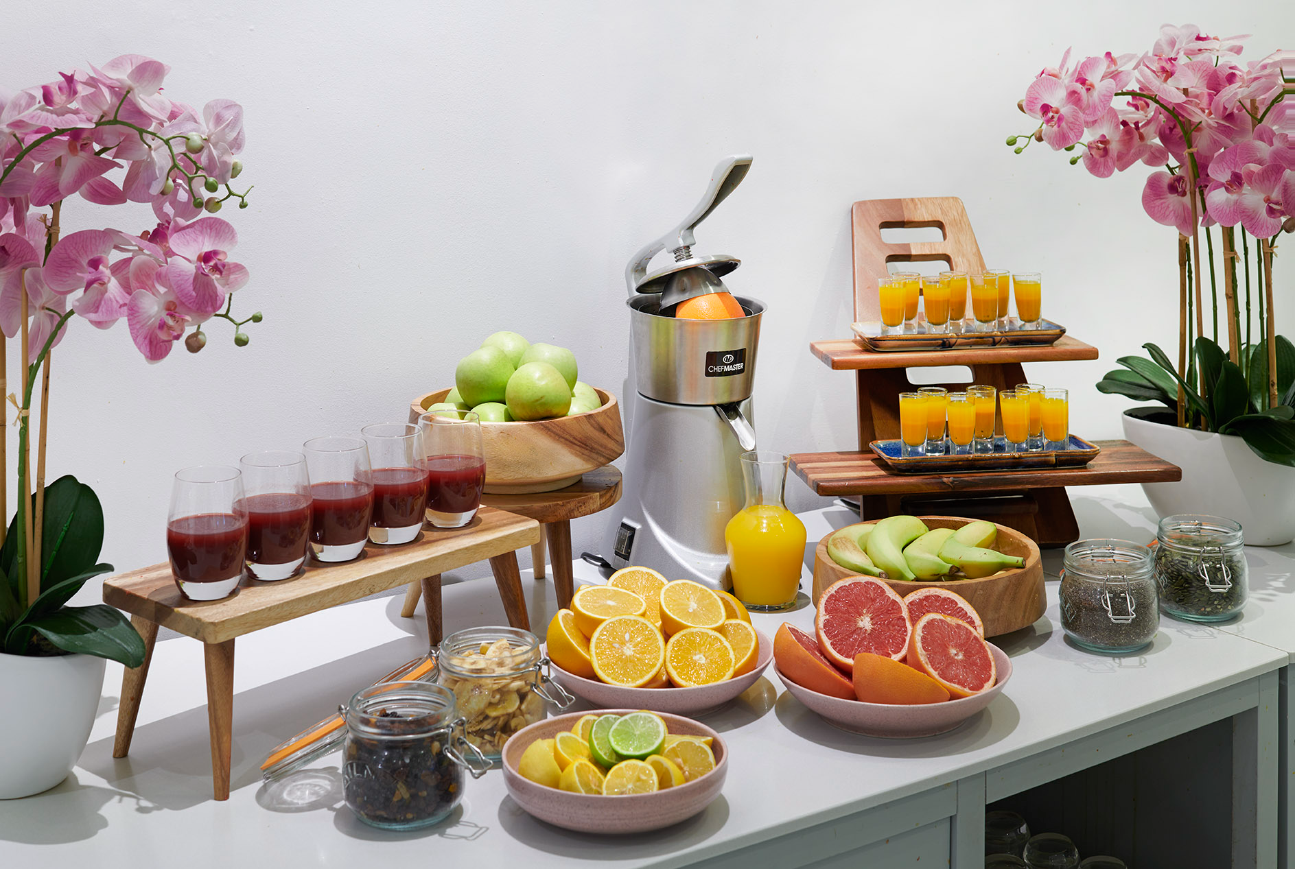 hotel breakfast buffet